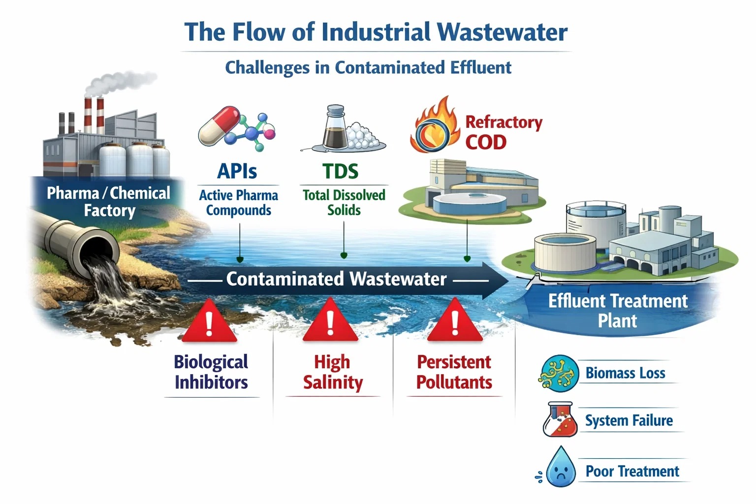 Tratarea apelor reziduale farmaceutice folosind tehnologia membranei MBR
